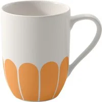 Villeroy & Boch Becher Fleur soleil Henkelbecher 0,29l, Premium Porcelain