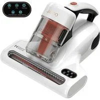 Jigoo Matratzenreinigungsgerät J200 Milbensauger für matratzen mit LED-Anzeige, 500W, mit UV-Licht und Staubmilben-Sensor, Ultraschall, Für Allergiker