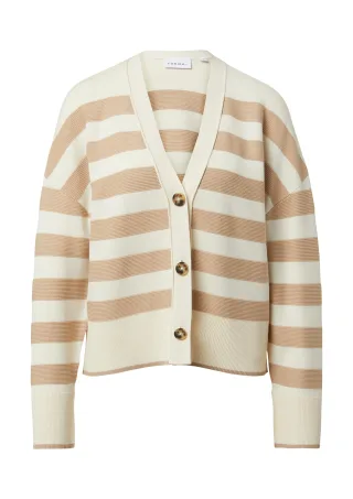 comma - Strickjacke creme|beige - Gr. - 44