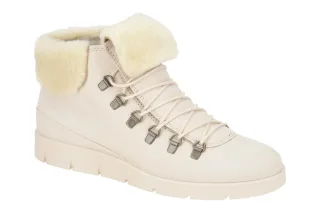 Ecco 282333 BELLA Damen Stiefeletten beige limestone Warmfutter Flexibel