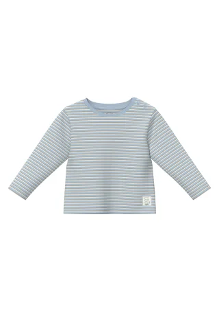 s.Oliver - T-Shirt blau/mehrfarbig - Gr. - 56