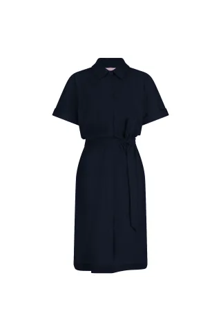 Studio Anneloes - Louni blouse dress dark blue - Gr. - XS