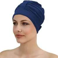 Fashy Badekappe Fashy - Badehaube Badekappe Bademode Damen Marine Blau 3473-54