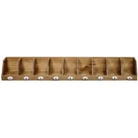 Chic Antique Wandregal Chic Antique - Wandregal Regal Holzregal Holz 9 Fächer H11xL89cm