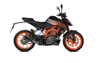 Sportauspuff MIVV X-M1 Edelstahl Black KTM Duke 125 / 390 Bj.2021-2022 EURO-5 +ABE/eintragungsfrei