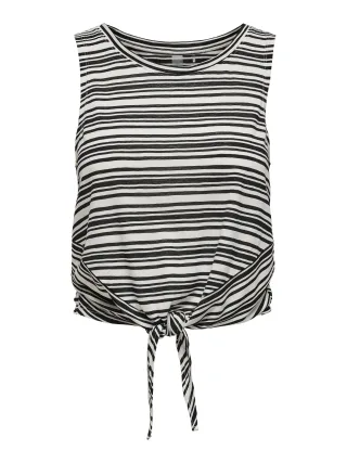 ONLY PLAY - ONPAMEL SL KNOT TOP black - Gr. - L