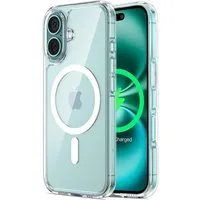 CoolGadget Handyhülle Premium Silikon Handy Case für iPhone 16 Plus 6,7 Zoll, Hülle Transparent Schutzhülle kompatibel mit MagSafe Zubehör