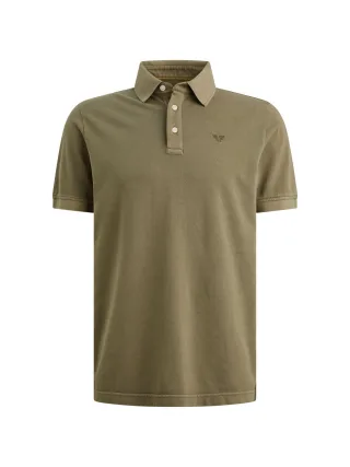 PME Legend - pique garment dyed dusky green - Gr. - XXXL