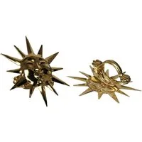 Liedeco Dekoklammer Sonne, Gardinen, Vorhänge, (Packung, 2-St), für Gardinen, Vorhänge
