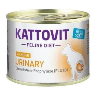KATTOVIT Feline Diet Nassfutter Katze Urinary Adult Huhn 24x185 g