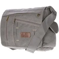 Christian Wippermann Businesstasche Große XL Herren Damen Tasche Umhängetasche Canvas Bag, Messenger