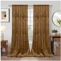 BTTO V&G Vorhang Gardinen Blickdicht Vorhang Samt Velvet Kräuselband (2 St), blickdicht, Vorhang Wohnzimmer
