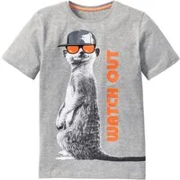 bonprix T-Shirt normale Passform, Kurzarm, mit Rundhalsausschnitt