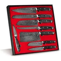 Küchenkompane Messer-Set Asiatisches Messerset Kumai 8-teiliges Küchenmesser Set Premium (8-tlg)