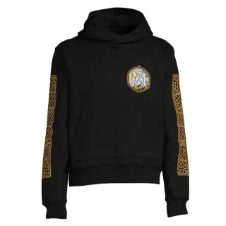Amiri Lanscape Frame Design Schwarzer Kapuzenpullover