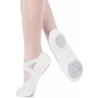 tanzmuster Ballettschuhe Bonnie aus 4-Wege Baumwollstretch Tanzschuh Ballettschläppchen für Kinder und Erwachsene