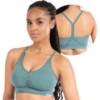 Smilodox Sport-BH Batik Acid Scrunch, Rutschfester Bra mit Batik Waschung Seamless Sport Bra Blickdicht Atmungsaktiv Yoga Fitness Freizeit