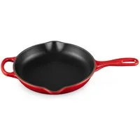 LE CREUSET Servierpfanne Brat- und Servierpfanne Signature rund kirschrot 23cm