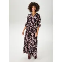 Aniston CASUAL Maxikleid mit grafischen Blumen bedruckt- jedes Teil ein Unikat