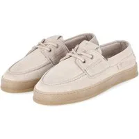 Tamaris Tamaris 1-23615-46-375 Damen Rauleder beige Schnürschuh