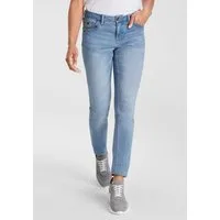 H.I.S 5-Pocket-Jeans ariaMS normale Leibhöhe, Röhrenjeans, mit Used-Waschung, 5-Pocket-Style
