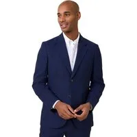 Next Anzugsakko Strukturiertes Tailored Fit Anzugsakko, Leinenmix (1-tlg)