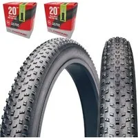 Chaoyang Fahrradreifen 2 x Fatbike Reifen Big Daddy 20x4.0 100-406 inkl. 2 x Schläuche Set, (4-tlg)