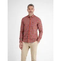 LERROS Karohemd langarm, mit Button-Down-Kragen