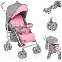 lionelo Kinder-Buggy IRMA, Leichte, Moskitonetz, Großer Korb ab 6 month bis 3 Jahre