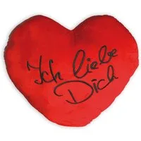 Out of the Blue Bettwäsche Kissen XXL Herz Ich liebe Dich Herz - 60x45 cm