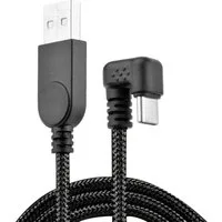 euroharry 1,5m USB Typ C Ladekabel 180 Grad U-förmiges Flexibles Kabel USB-Adapter, 150 cm