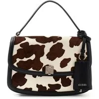 Guess Umhängetasche Convertible Xbody Flap, aus echtem Rindsleder