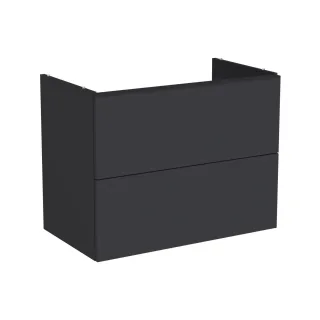 VitrA New Metropole Pure Waschtischunterschrank mit 2 Vollauszügen 78 x 45 x 60 cm Matt,67410 67410