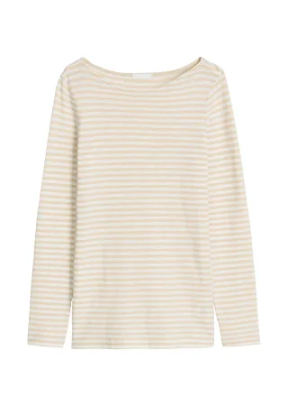 Marc OPolo Casual - Longsleeve regular Light Beige - Gr. - S
