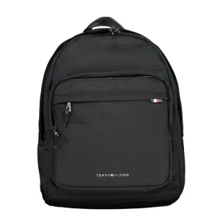 Tommy Hilfiger Schwarzer Polyester Herren Rucksack