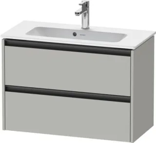 Duravit Ketho.2 Waschtischunterbau wandhängend Betongrau Matt 810x390x549 mm - K25256007070000 K25256007070000
