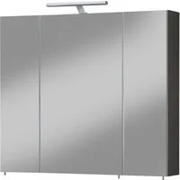 welltime Spiegelschrank Torino, Spiegelschrank, Made in Germany, B: 80 cm Solide Verarbeitung - Dieses Produkt ist in Deutschland gefertigt
