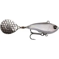 Savage Gear Kunstköder, Savage Gear Fat Tail Spin 6,5cm 16g Sinking White Silver Weitwurfköder