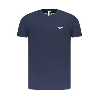 Accademia Militare Blau Baumwolle Herren T-Shirt