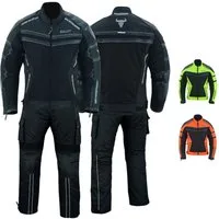 BULLDT Motorradkombi BLD323K (Set, 2-tlg., mit CE-Protektoren, Motorradjacke & Motorradhose) Herren Motorradkombi Tech-Mesh biker kombi mit Protektoren