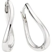 Bruno Banani Paar Creolen Schmuck Geschenk Silber 925 Ohrschmuck Ohrringe