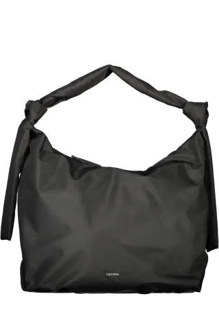 Calvin Klein Damen schwarze Polyester-Handtasche