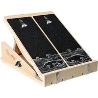 F2 Balanceboard F2 Balance Board Step Board Multi Trainingsgerät Verstellbar Holz