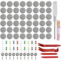 FELIXLEO Reparatur-Set Auto Dachhimmel Reparatur Set Clips Stifte Stoff Autohimmel, 136-St.