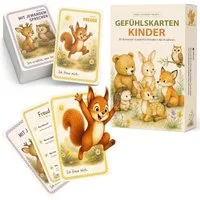 AIMAX Lernspielzeug Gefühlskarten Kinder 50 Karten Emotionen Lernkarten (50-St)