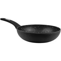 Carl Schmidt Sohn Wok Wok Pfanne Wokpfanne MARBURG Bratpfanne, Aluminium-Legierung (24 oder 28 cm), extra hoher Rand