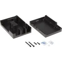 Aluminiumgehäuse für Raspberry Pi 4 B schwarz (matt)
