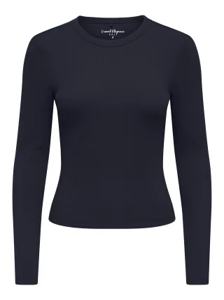 ONLY - ONLVAL L/S O-NECK TOP JRS NOOS Night Sky - Gr. - S