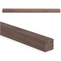 Woodsellers Kantholz Holzleiste - Nussbaum gehobelt - 25 x 25 x 350 mm, (1-tlg), Woodsellers - Massivholzleiste - Nussbaum gehobelt - 25x25x350-1000mm