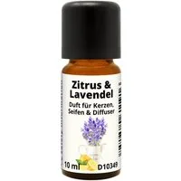DistrEbution Duftöl Zitrone & Lavendel Duftstoff für Kerzen, Seifen & Diffuser